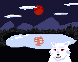 Pixel art of the Cursed Storm