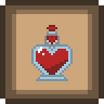 Pixel icon of a craftable item, Health Potion++