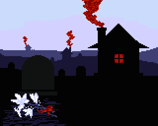 Pixel art of the Cursed Storm